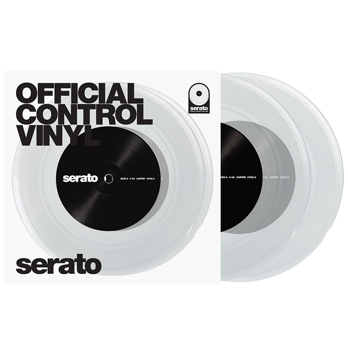 7" Serato Standard Colors - Clear (pair)