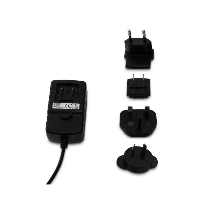 Creator 5V/2A power adapter with exchangeable adapter plugs (Euro/US/UK/SAA)