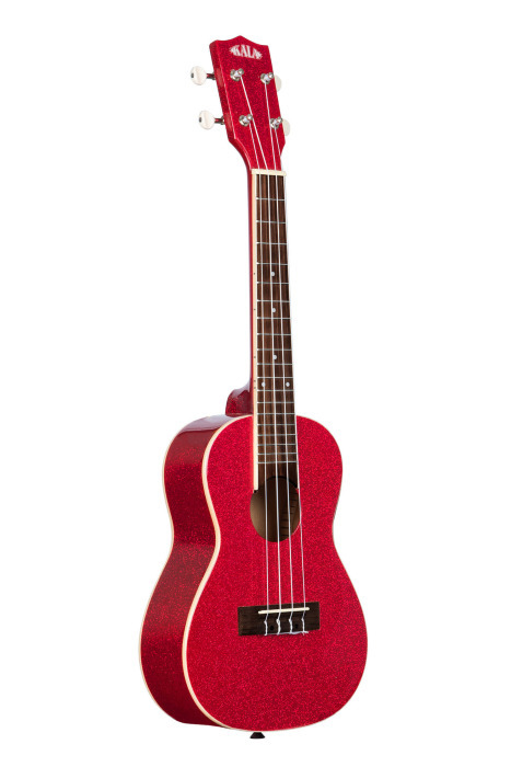 Ritzy Red Sparkle Concert Ukulele with Bag