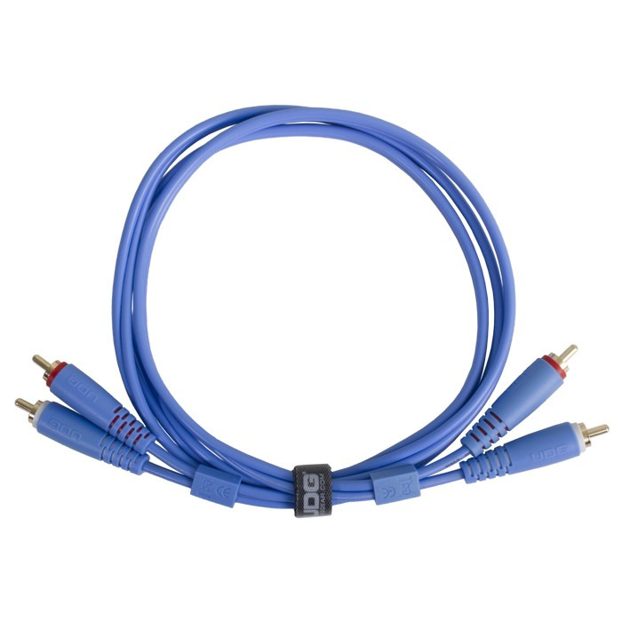 Ultimate Audio Cable Set RCA - RCA Blue Straight 1,5m