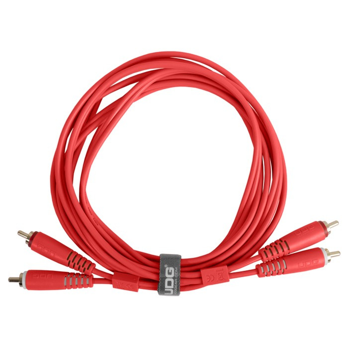 Ultimate Audio Cable Set RCA - RCA Red Straight 1,5m