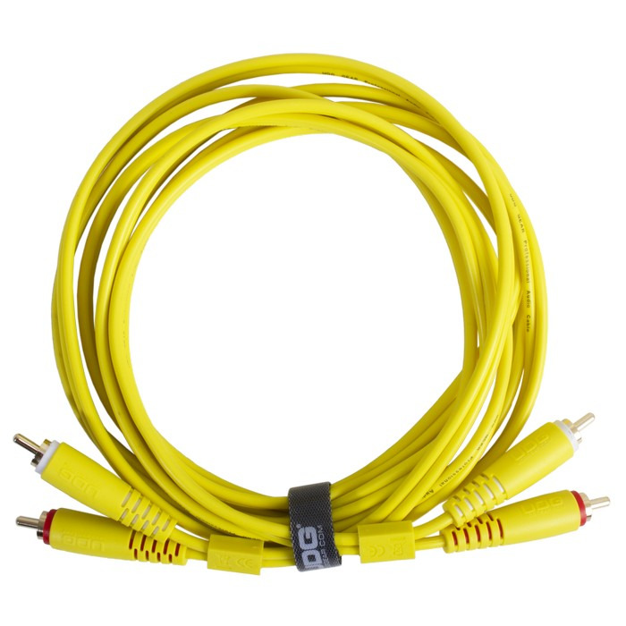 Ultimate Audio Cable Set RCA - RCA Yellow Straight 1,5m