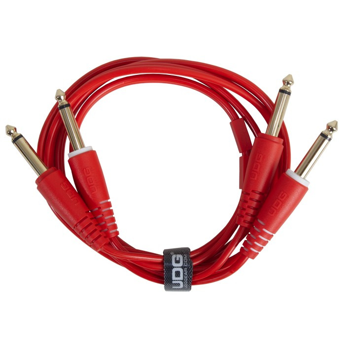 Ultimate Audio Cable Set 1/4'' Jack-1/4'' Jack Red Straight 1,5m