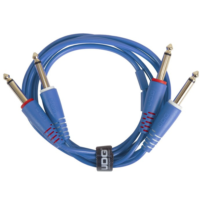 Ultimate Audio Cable Set 1/4'' Jack-1/4'' Jack Blue Straight 3m