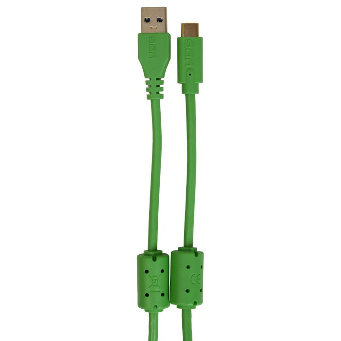 Ultimate Audio Cable USB 3.0 C-A Green Straight 1,5m