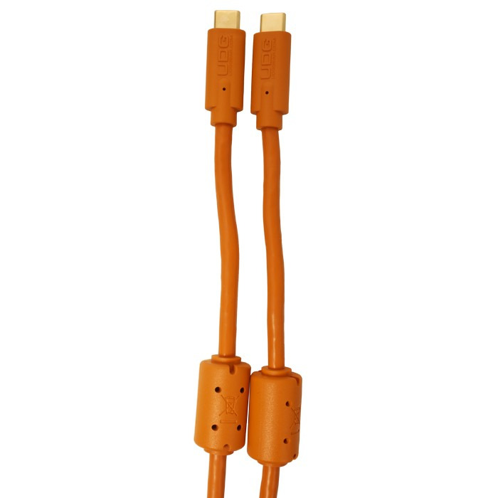Ultimate Audio Cable USB 3.2 C-C Orange Straight 1,5m