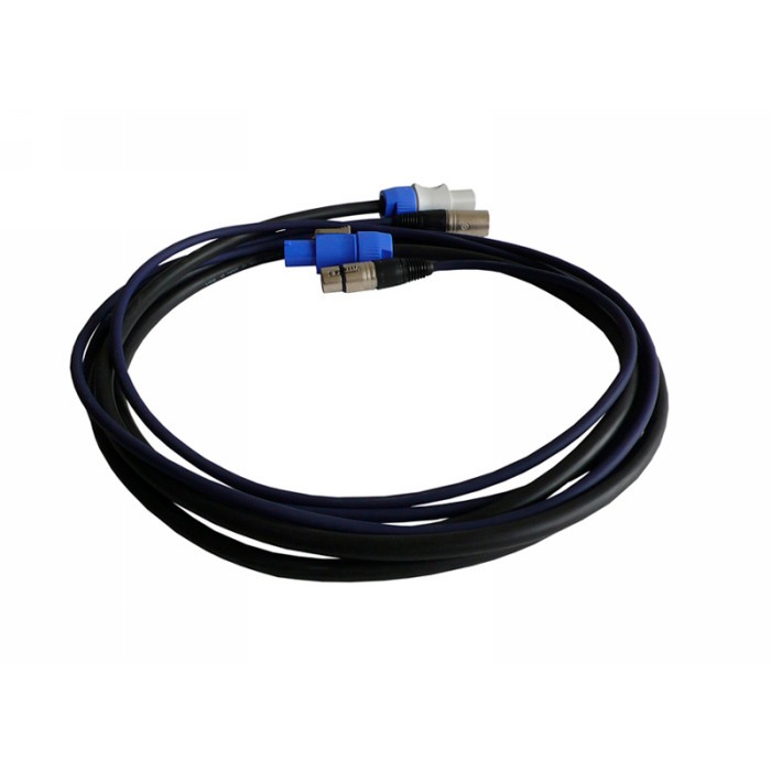 Hybrid Cable System, Powercon-XLR 5,0 m