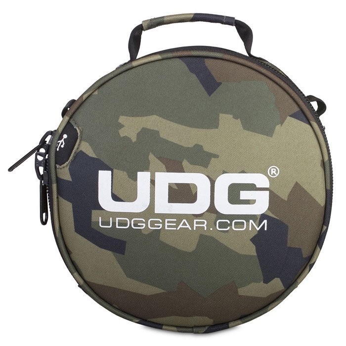 Ultimate Digi Headphone Bag Black Camo, Orange inside