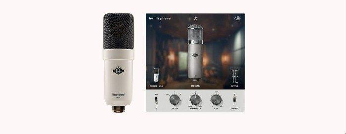 SC-1 Standard Condenser Microphone with Hemisphere mic modeling