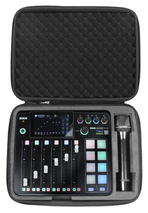 Black RodeCaster Pro II & Duo Hardcase