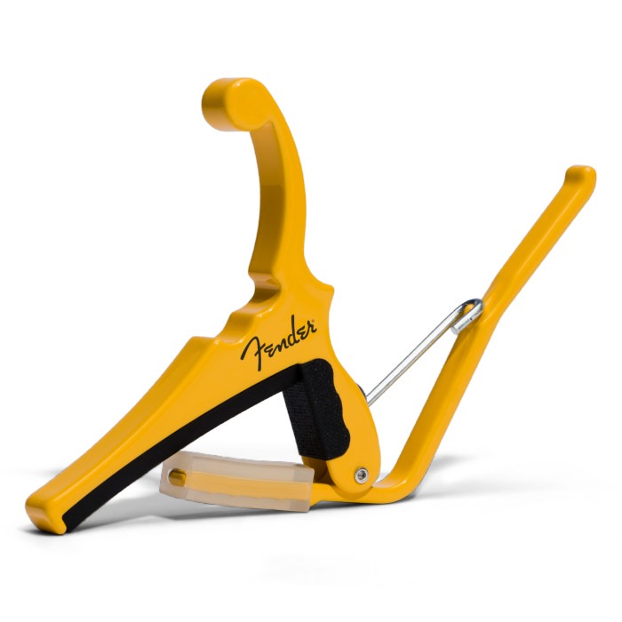 Fender® x Kyser® Quick-Change® Electric Guitar Capo, Butterscotch Blonde