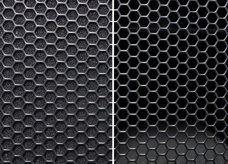 PS1 Front Grille, full size, black fine meshed
