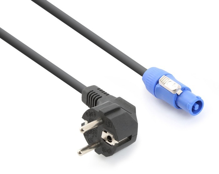 Powercon-Schuko Cable, 3 m