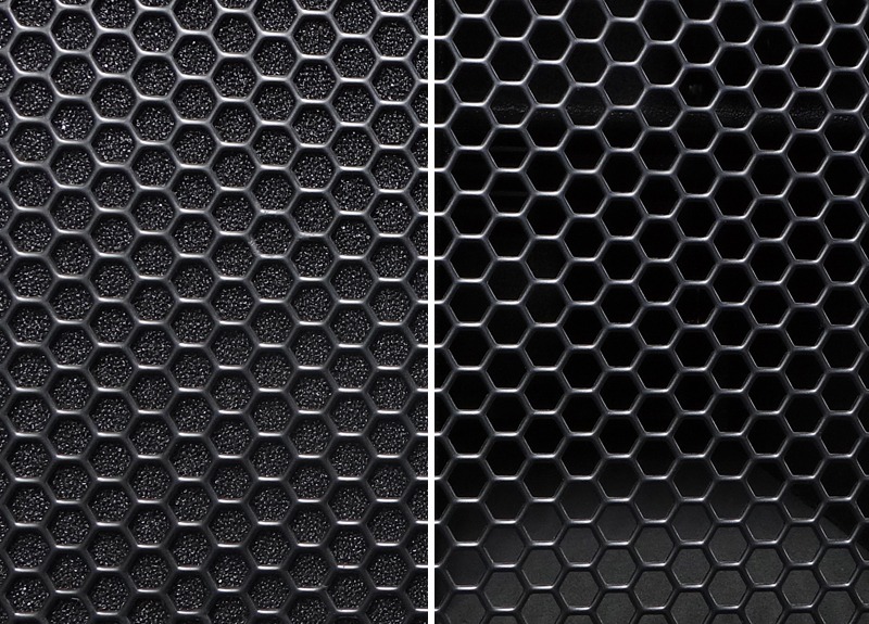 PS Sub Front Grille option, full size, black fine meshed, foam inside