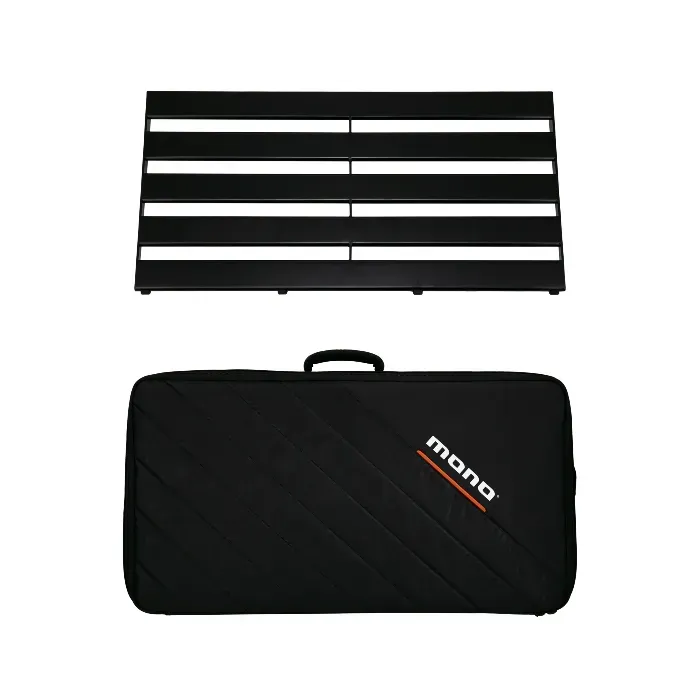 Pedalboard RAIL Large, Black + Stealth Pro Accessory Case, Black