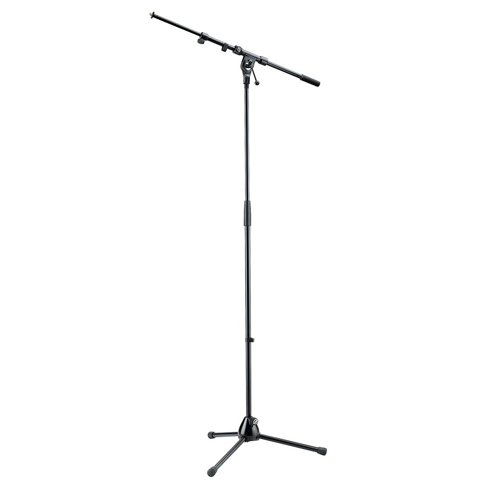21040 Microfoonstatief, korte poten, zwenkarm