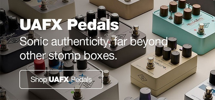 <div>Universal Audio</div><div><strong>UAFX Pedals</strong></div>