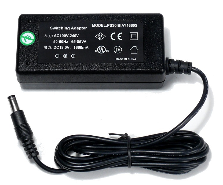 18V / 1660mA Power Adaptor (without EU Cord)