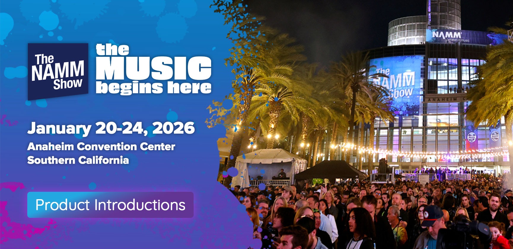 <div><strong>NAMM 2026</strong><br>Product Introductions</div>