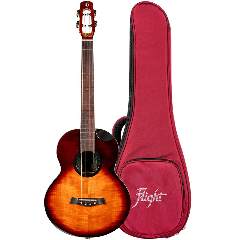 NAVIGATOR BARITONE EQ-A, El-Ac. Solid Baritone Uke, Tobacco