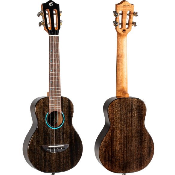 IRIS TINTA CONCERT TBK, Solid Mahog. Concert Uke, tr. Black