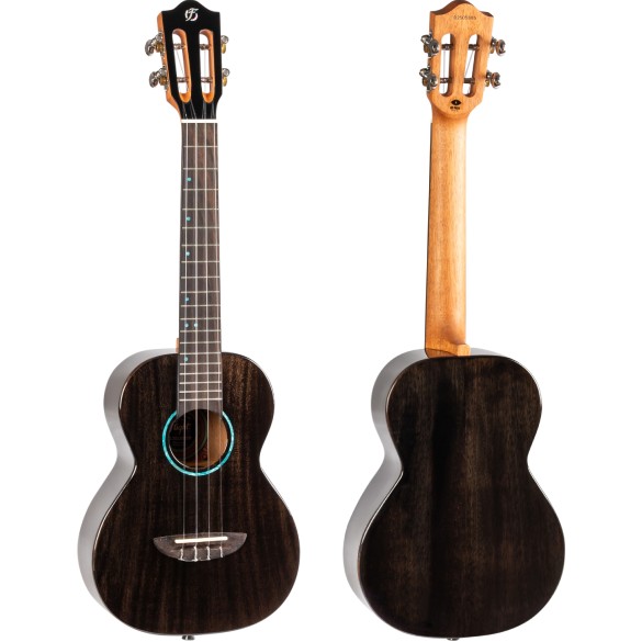 IRIS TINTA TENOR TBK, Solid Mahogany Tenor Uke, tr. Black