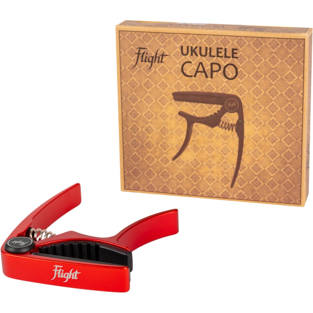 FC-RD, Capo, Alum. Uke capo, Red
