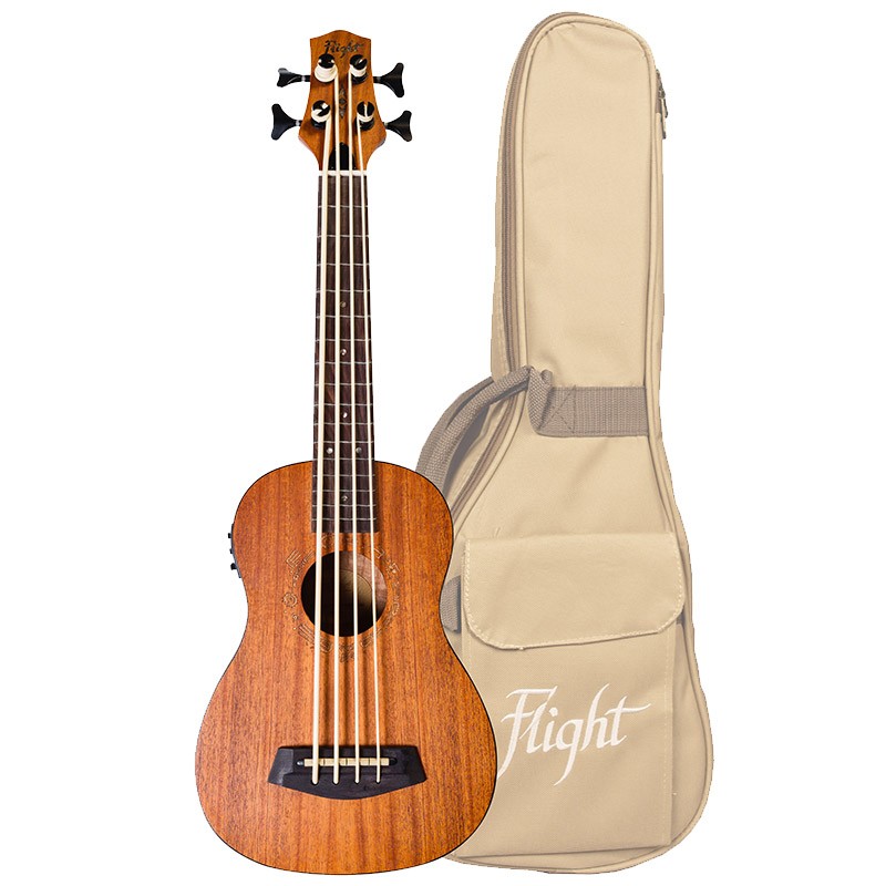 DUBS, Bass Ukulele, Mahog./Walnut