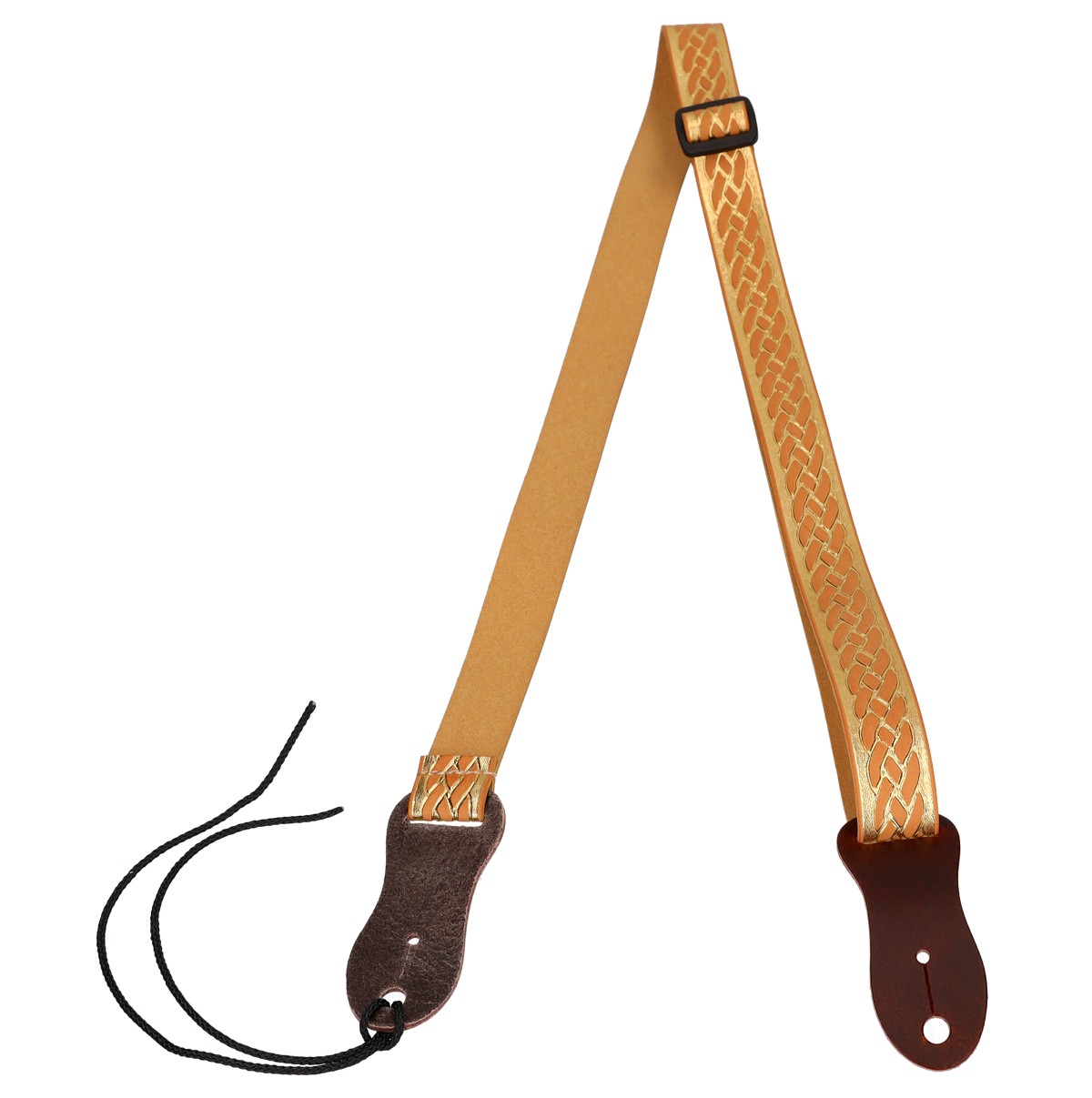 S46 Gold, Uke nubuck strap, EU Handmade, Tan Gold