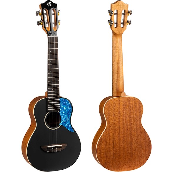 IRIS CONCERT BK, Solid Top Spruce/Mahogany Concert Uke, Bk