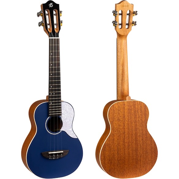 IRIS CONCERT DB, Solid Top Spruce/Mahogany Concert Uke, Blue
