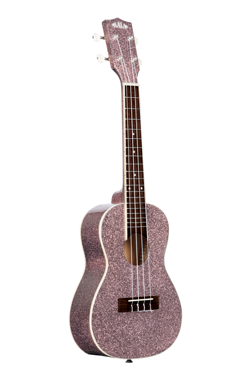 Pink Champagne Concert Ukulele with Bag