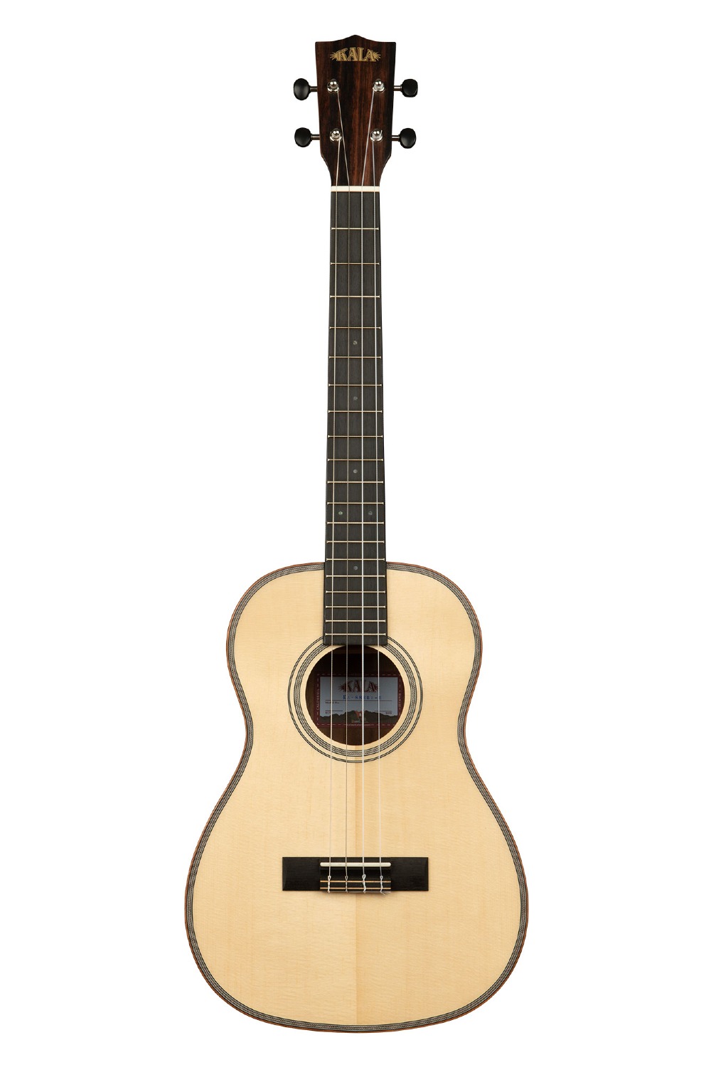Solid Spruce Top Ebony Concert w/Bag