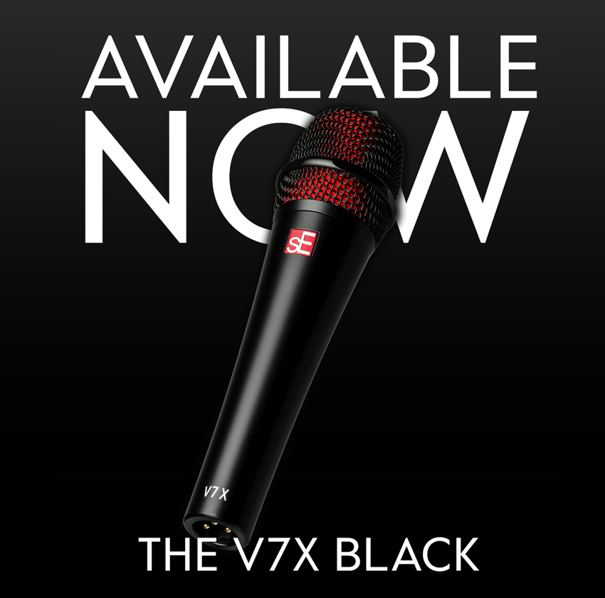 <div>sE Electronics<br><strong>V7 X Black</strong><br>Dynamische instrumentmicrofoon in zwart</div>