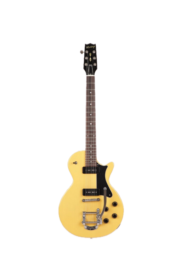 CS Factory Special H-137 TV Yellow Staple Neck PU Bigsby