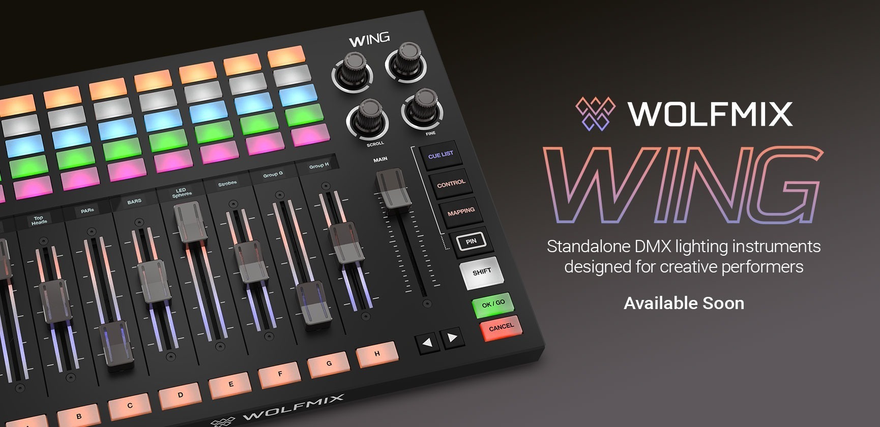 <div>WolfMix<br><strong>WING</strong><br>Extensiecontroller voor Wolfmix W1</div>