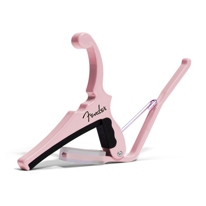 Fender® x Kyser® Quick-Change® Electric Guitar Capo, Shell Pink